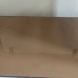 M. Dumas plexiglass and chrome shelf locker