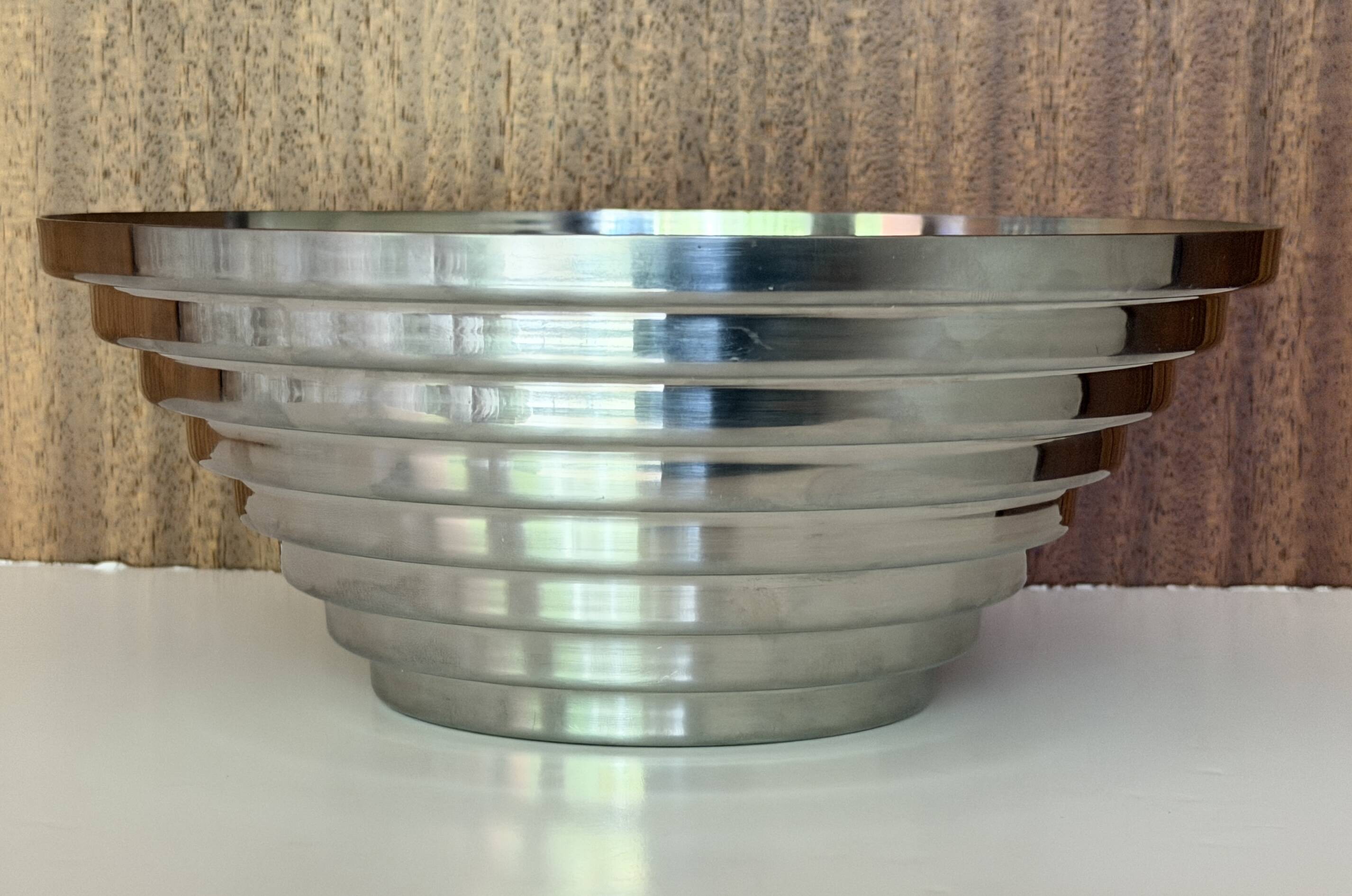Corbeille maya - marque alessi - premiere edition annee 70