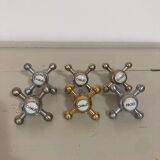Hot/cold faucet head set
