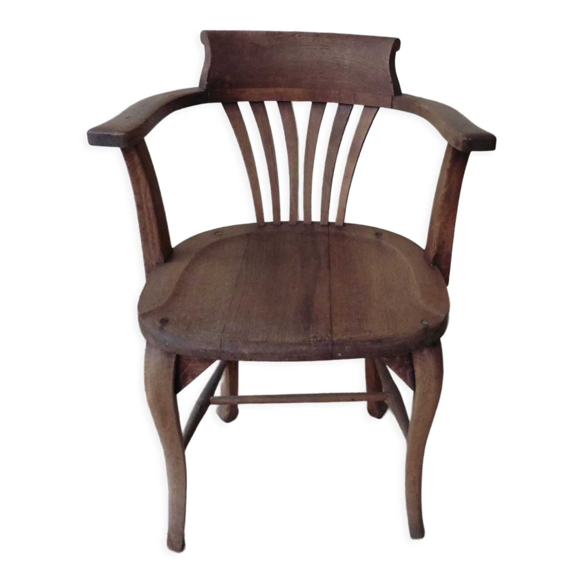 American office chair in oak