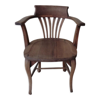 Fauteuil de bureau américain en chêne