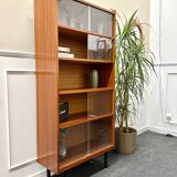 Vintage glass bookcase