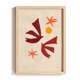 Collection de 4 collages d'inspiration Matisse signée Eawy