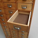 Vintage apothecary cabinet with 45 drawers