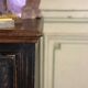 Louis XVI chest of drawers in black patinated oak, 18th century