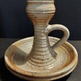 Sandstone hand candle holder signed sandstone of the twentieth century marsh