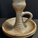 Sandstone hand candle holder signed sandstone of the twentieth century marsh