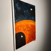 Peinture abstraite signée