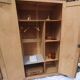 Parisian wardrobe in raw wood