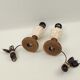 Pair of lamp legs 31cm