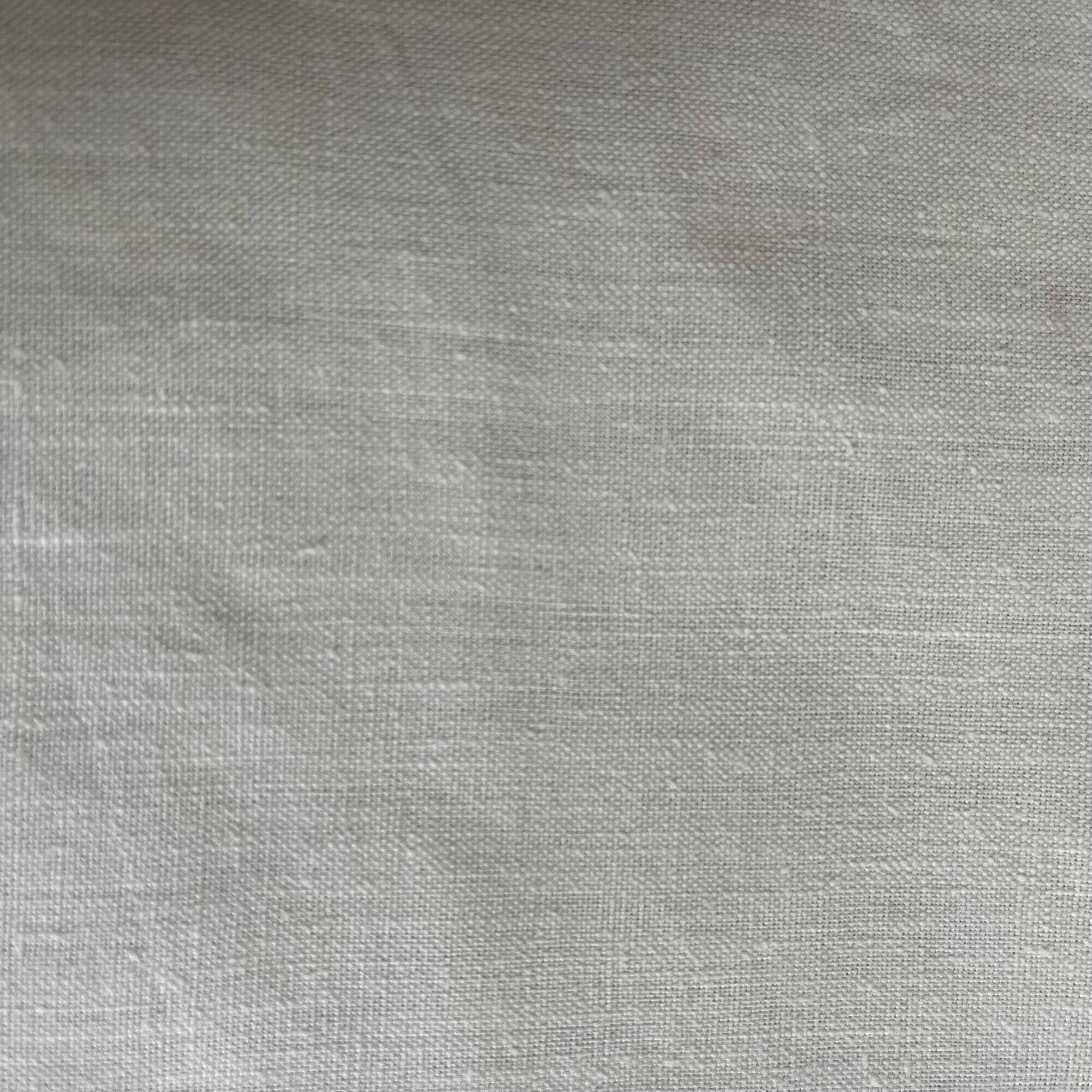 Drap ancien monogrammé BL - Toile métis "Fleur bleue"