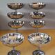 Ice cream/dessert bowls in stainless steel