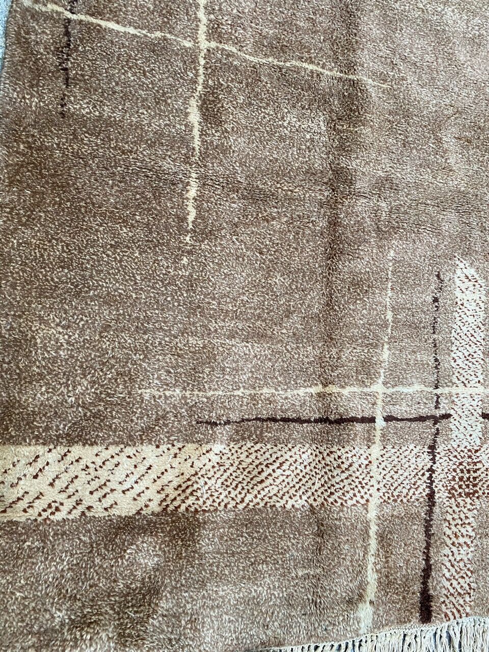 Art deco antique handmade carpet 140x200 cm