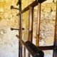 Vintage bamboo entrance hall with mirror circa 1920's