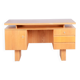 Mid-Century Ash Writing Desk, Czechoslovakia, 1960s
