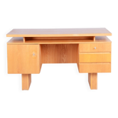 Mid-Century Ash Writing Desk, Czechoslovakia, 1960s
