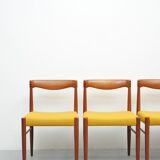 Danish vintage teak dining chairs by HW Klein for Bramin, set of 4
