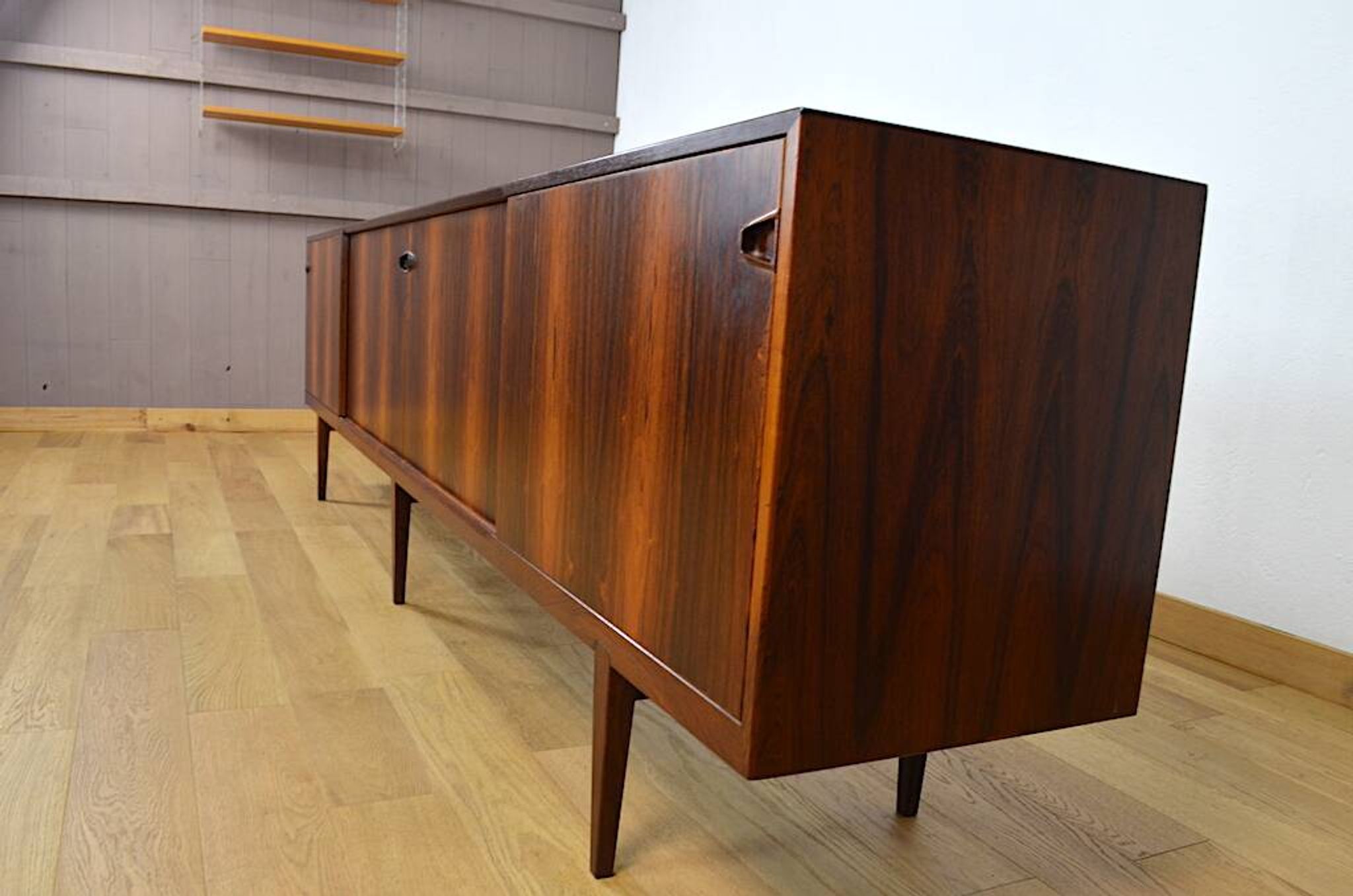 Danish enfilade in Rio rosewood by H. Rosengren Hansen 1960