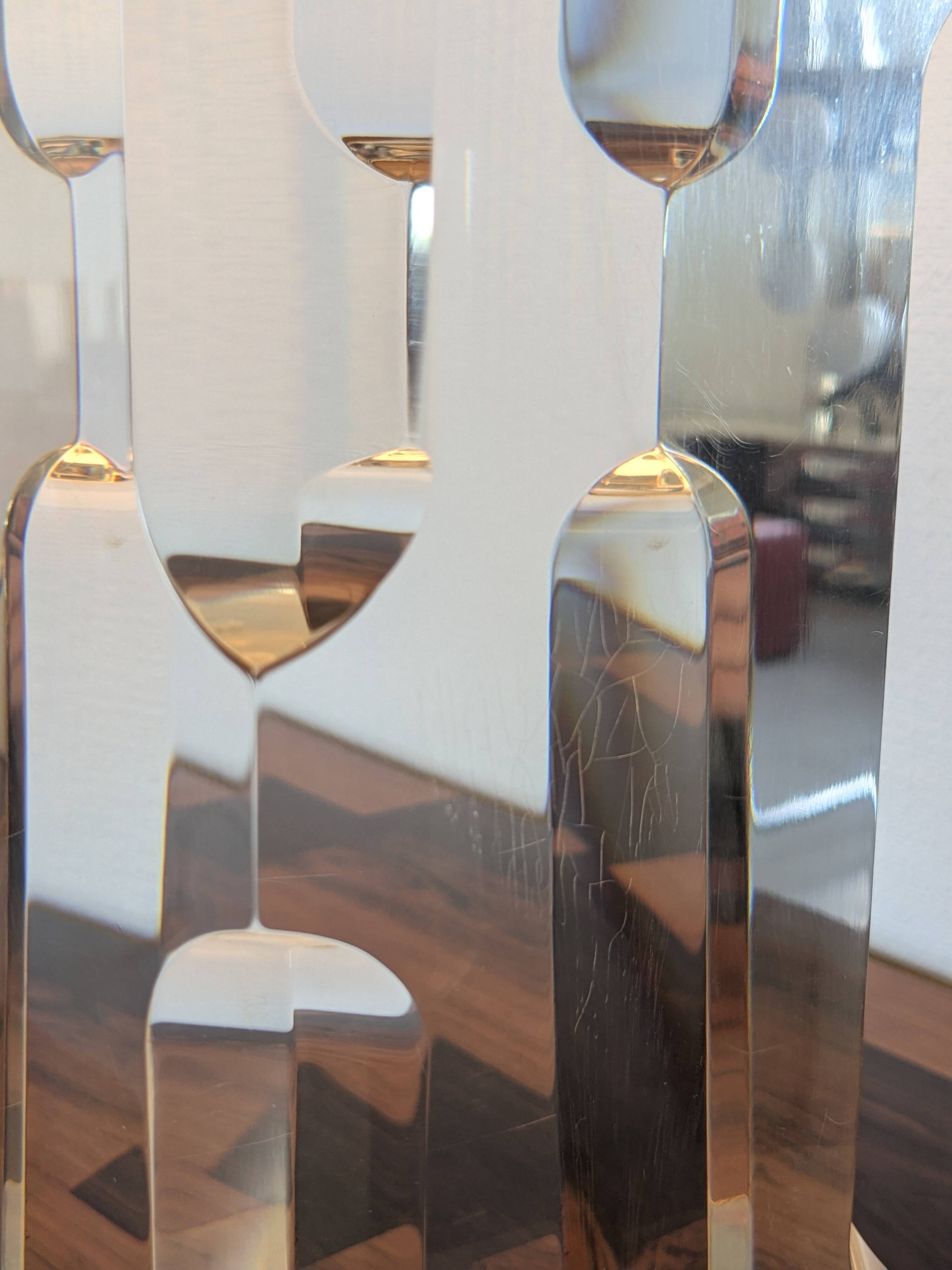 Large sculptural lamp attributed to Alessio Tasca, Italy circa 1970