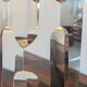 Large sculptural lamp attributed to Alessio Tasca, Italy circa 1970