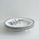 4 deep plates ironstone butterflies "Carmen" Sarreguemines