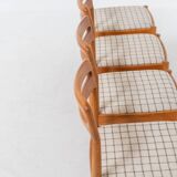 Set of 4 dining chairs by H.W. Klein for Bramin