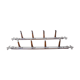 -chrome meat holders,1930s,czechoslovakia