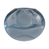 Ancient soliflore vase in bluish glass