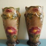 earthenware trim barbotine planter vases french fireplace set planter
