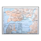 The Gulf of Ajaccio, original plan printed in 1906.