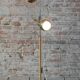 Mid-Century Floor Lamp in Metal attributed to Drukov, Czech, 1970s