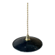 Suspension industrielle noire ancienne D24cm