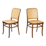 2x Josef Hoffmann dining chair Model 811