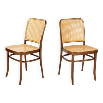 2x Josef Hoffmann dining chair Model 811
