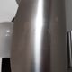 Space age wall sconces - brushed stainless steel - italian design - 1970
