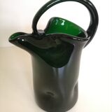Old blown glass pitcher
