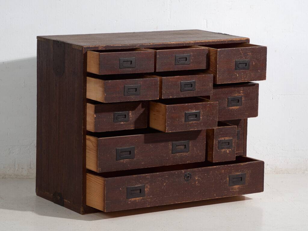 Antique Japanese chest of drawers – Meiji/Taishō period (c.1890-1926) #44