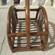 Rattan magazine holder, bamboo and wicker