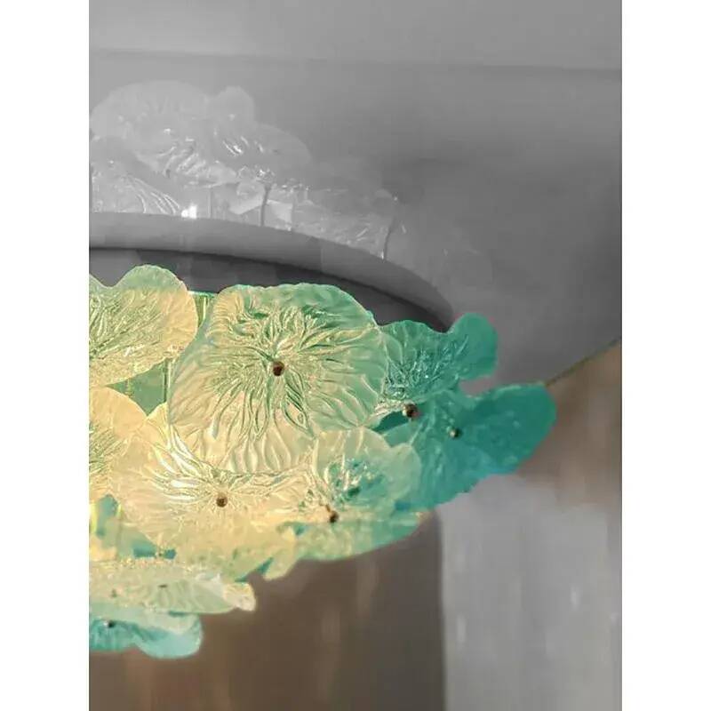 Plafonnier italien en verre de Murano par Simoeng