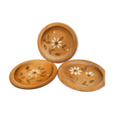 3 Vallauris ceramic plates