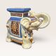 Elephant ceramic side table