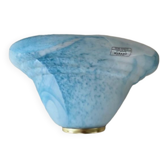 Marbled blue Murano glass wall light