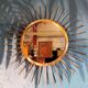 Miroir mural soleil Erdecor 1950s
