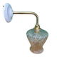 Applique tulipe vintage en verre