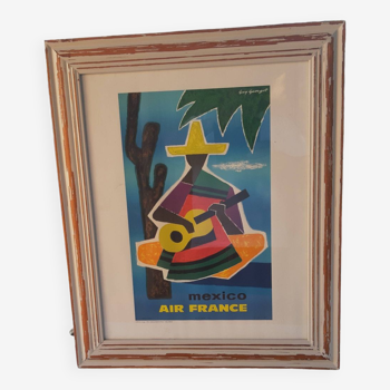 Pub Litho Air France Mexico par Guy Georger