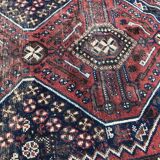 Carpet old persian hand made ghashghai wool 97 x 152 cm