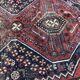 Carpet old persian hand made ghashghai wool 97 x 152 cm