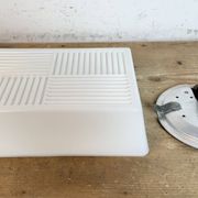 Vintage Wall Or Ceiling Light with Milk Glass, 1970s
