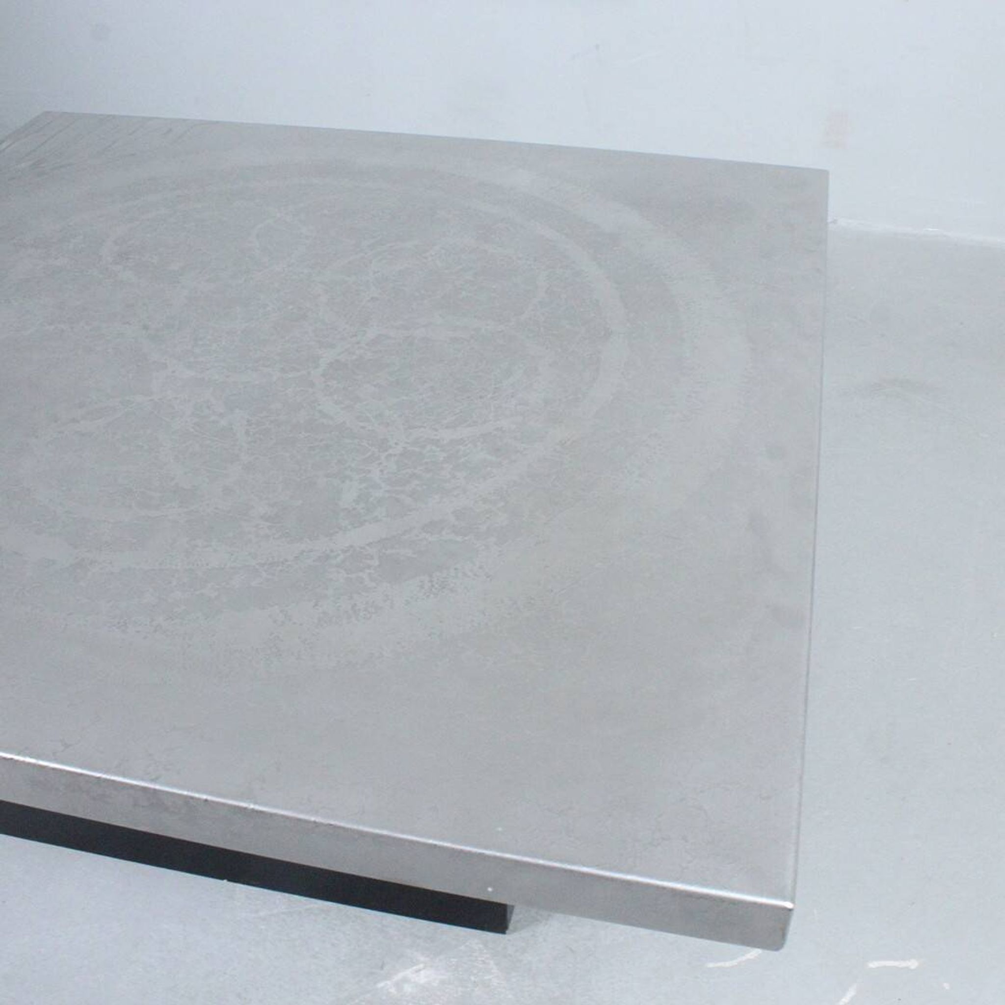 Heinz LILIENTHAL (1927-2006), coffee table, wood, engraved plaque, 1970s