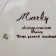 Set of 6 hollow plates Sarreguemines model Marly